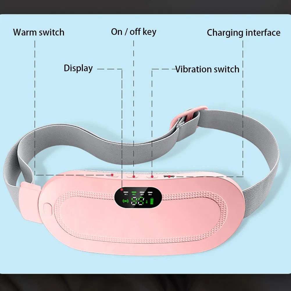 SootheBelt™ - Ceinture Chauffante & Massante Anti-Crampes.